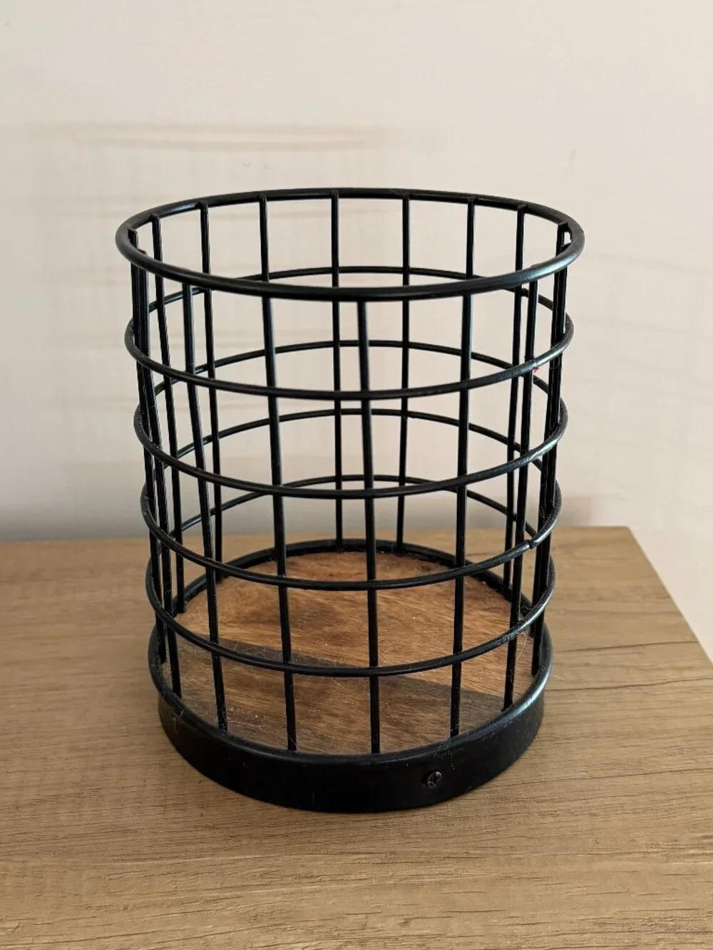 Iron and Mangowood Wire Utensil Holder Black - Threshold™